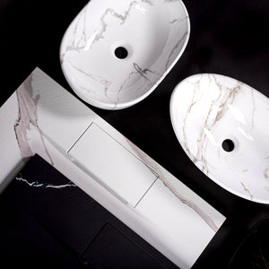 Lavabo Da Appoggio Rea Sami Marble Mat