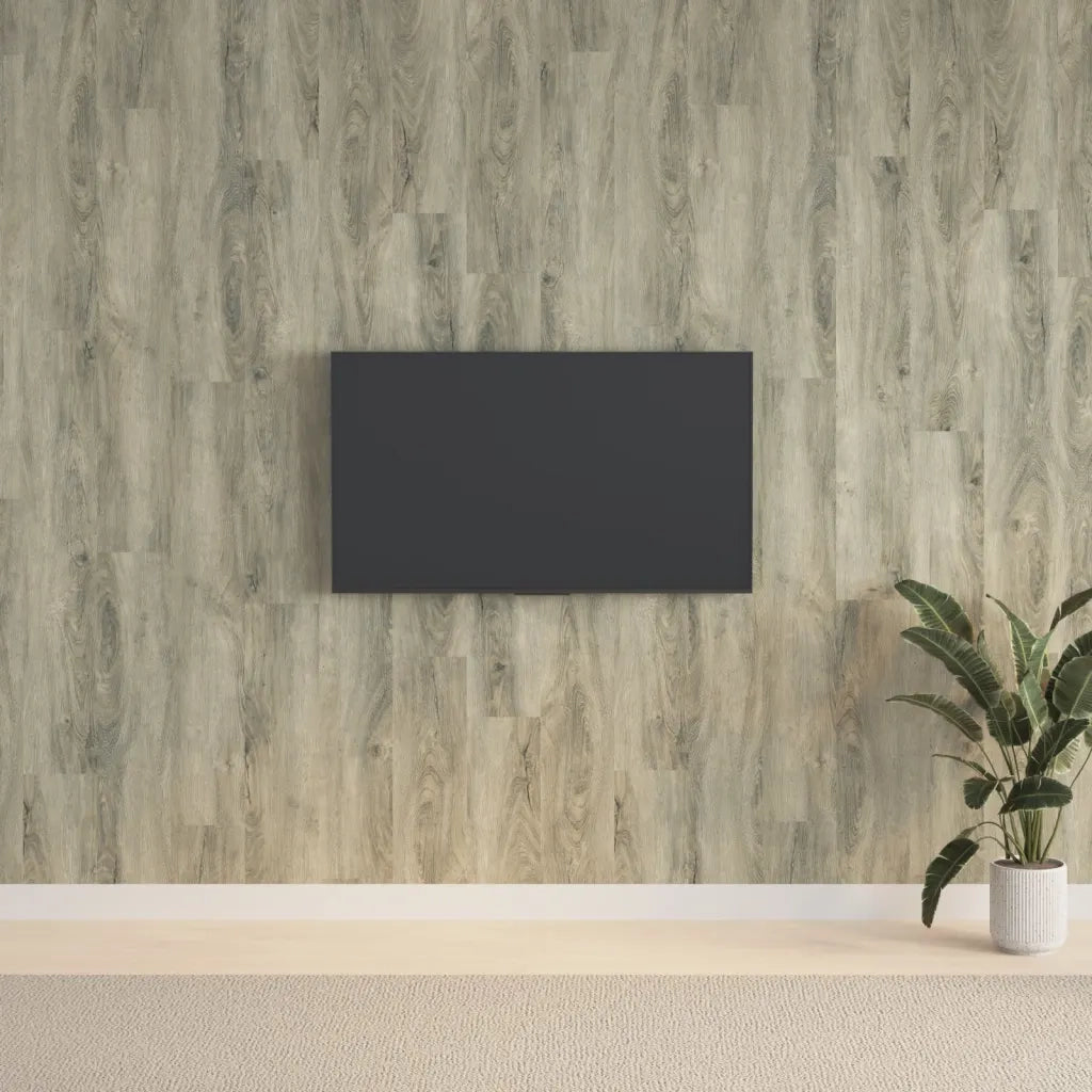 Pannelli da Parete Effetto Legno Grigio PVC 2,06 mÂ² cod mxl 24575