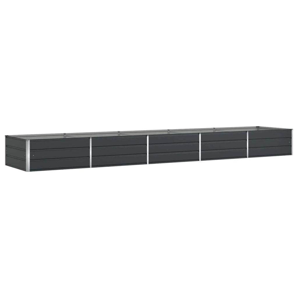 Fioriera Antracite 480 x 100 x 45 cm Acciaio zincato 42018225