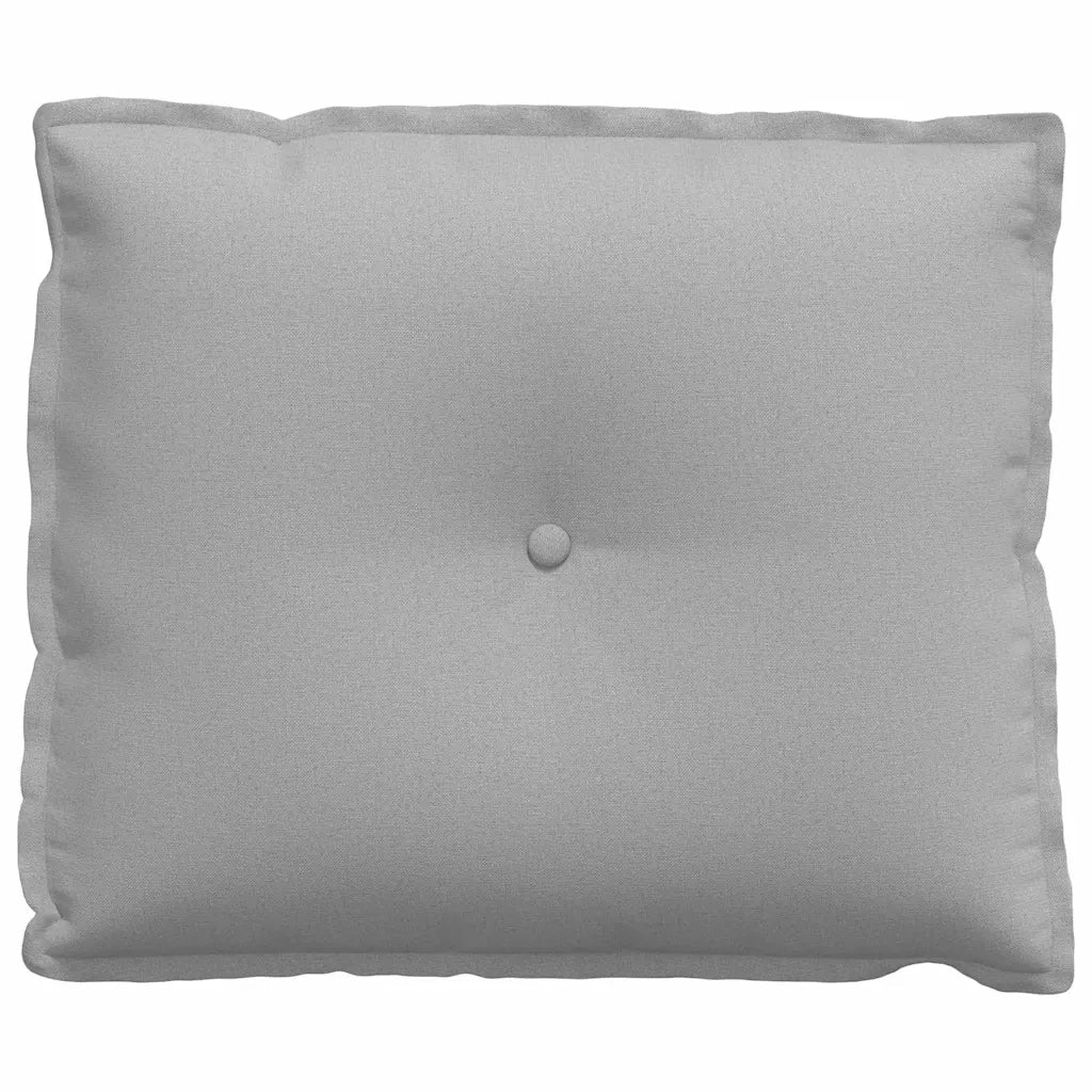 Cuscino per Schiena Grigio Nuvola 60 x 19 x 50 cm Tessuto 42014671