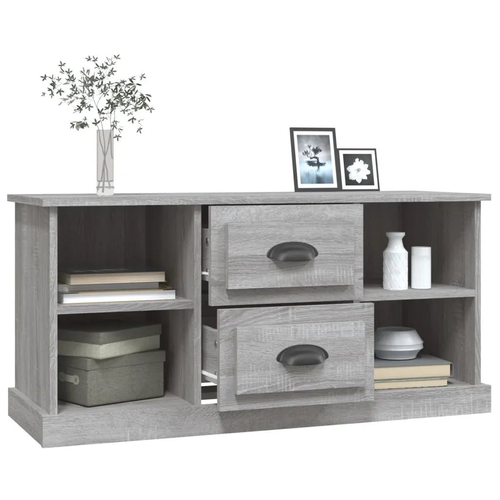 Mobile TV | Armadietto TV | Mobile Porta TV Grigio Sonoma 99,5x35,5x48 cm Legno Multistrato