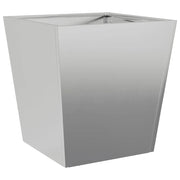 Fioriera | Cassetta per fiori | Vaso da Giardino 40x40x40 cm in Acciaio Zincato