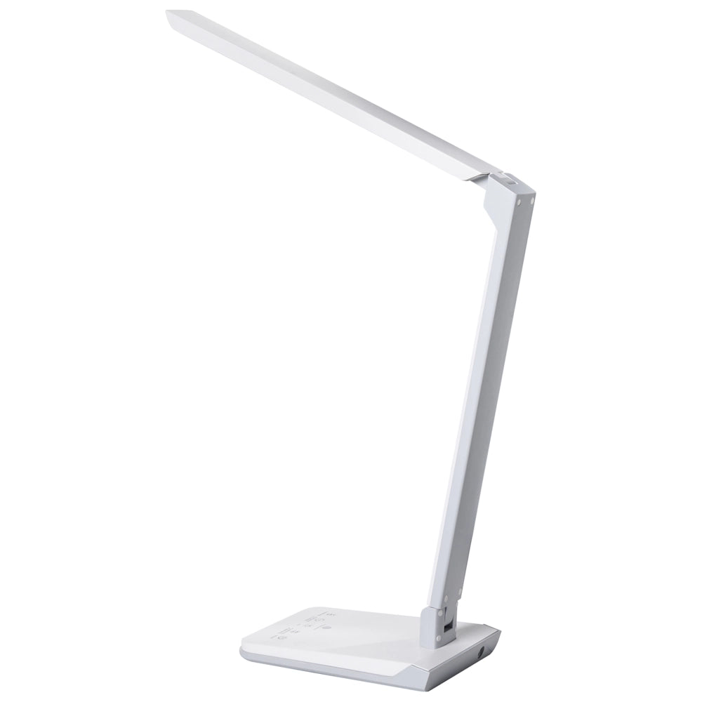 Lampada da scrivania a LED Materiale sintetico bianco Luminosità e colore regolabili Dimmer Casa Ufficio