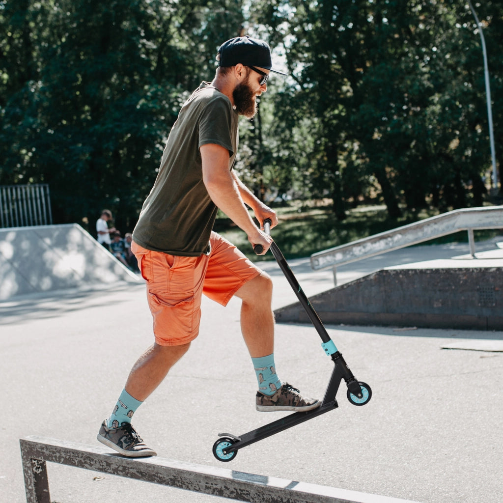 Monopattino Freestyle Pro ¨C Xylo ¨C Alluminio Verde per Trick e Stunt