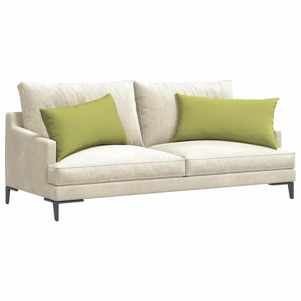 Cuscini da Divano 2 pcs Verde chiaro 80 x 40 cm Tessuto