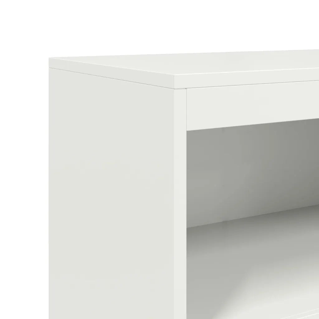 Credenza | Madia | Buffet da pranzo | Armadio da pranzo Bianca 68,5x38,5x123,5 cm in Acciaio