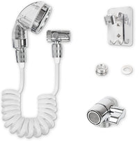 Doccetta per rubinetto lavandino portatile con tubo telescopico 1m e supporto