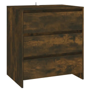 Credenza | Madia | Buffet da pranzo | Armadio da pranzo Rovere Fumo 70x41x75 cm in Truciolato