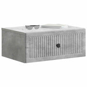 Set di 2 Comodini | Armadio da Notte | Mobiletto da notte Grigio Cemento 49 x 34,5 x 20 cm