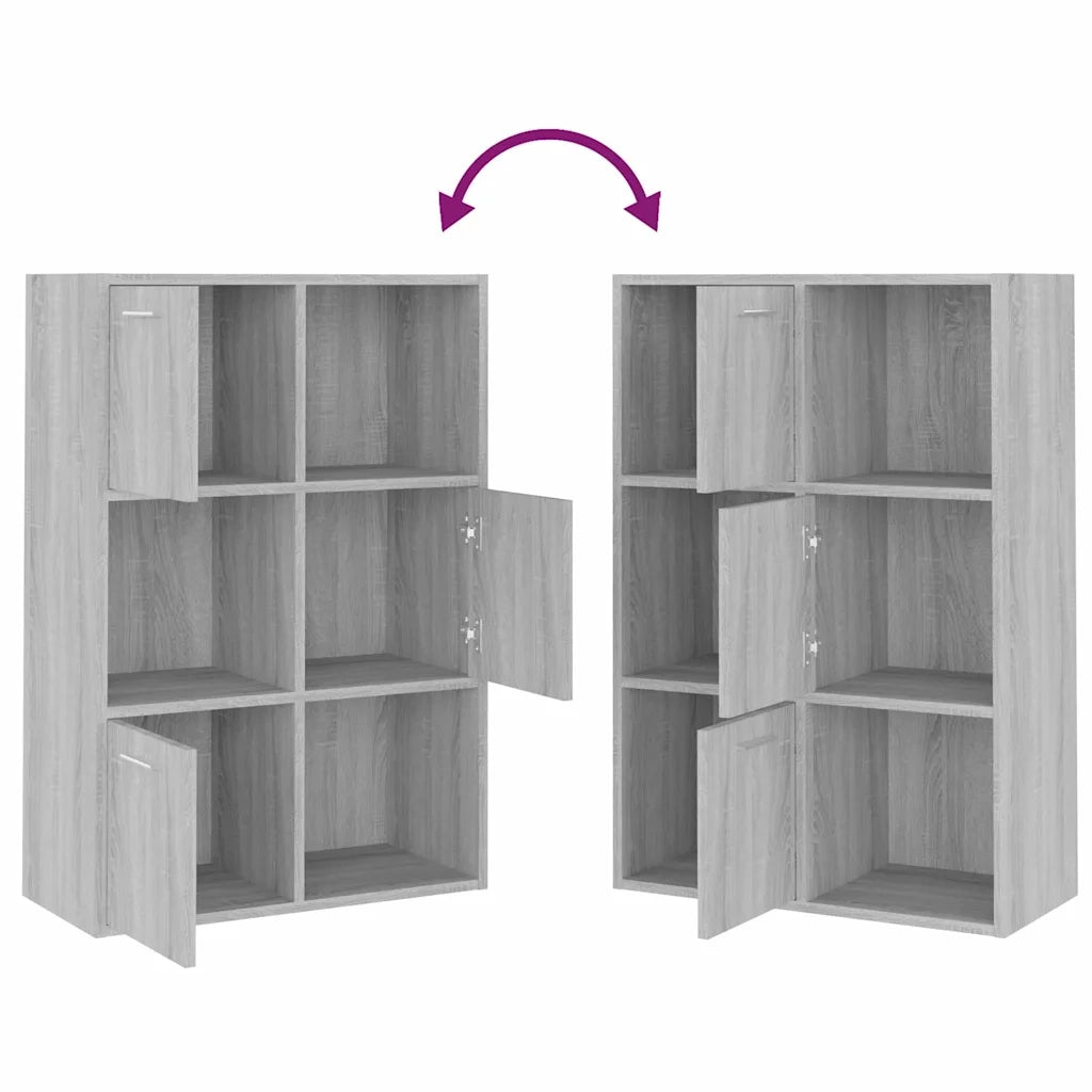 Mobile Contenitore Grigio Sonoma 60x29,5x90 cm CFW9486776