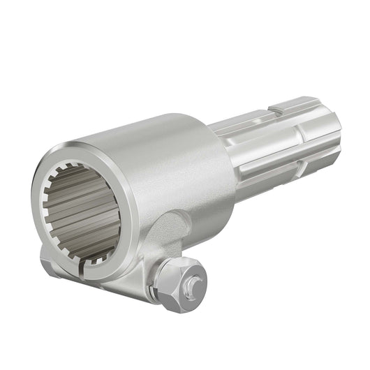 Boccola albero cardanico 175 mm Attacco albero scanalato 1 3/4" 20D Albero uscita 1 3/8" 6D Trattore