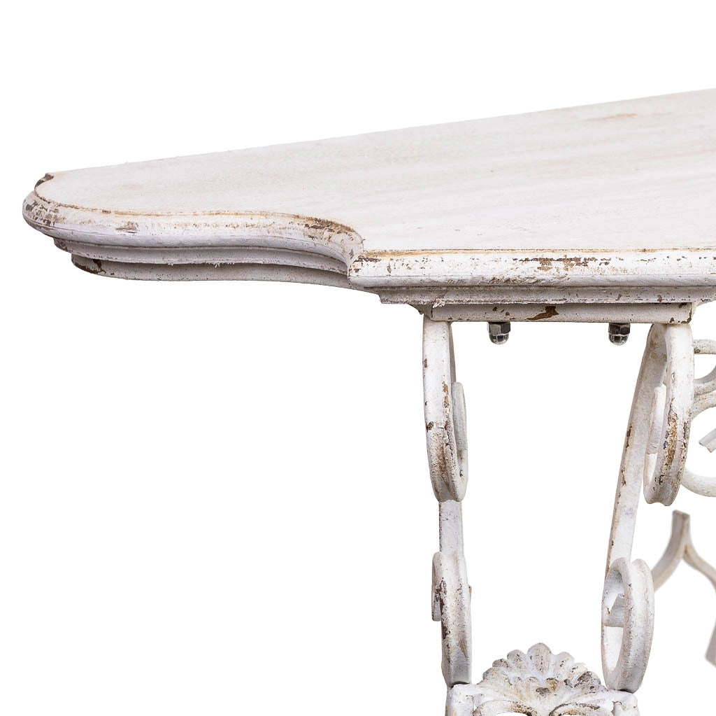 Console in legno e metallo finitura invecchiata 114x43x80h cm
