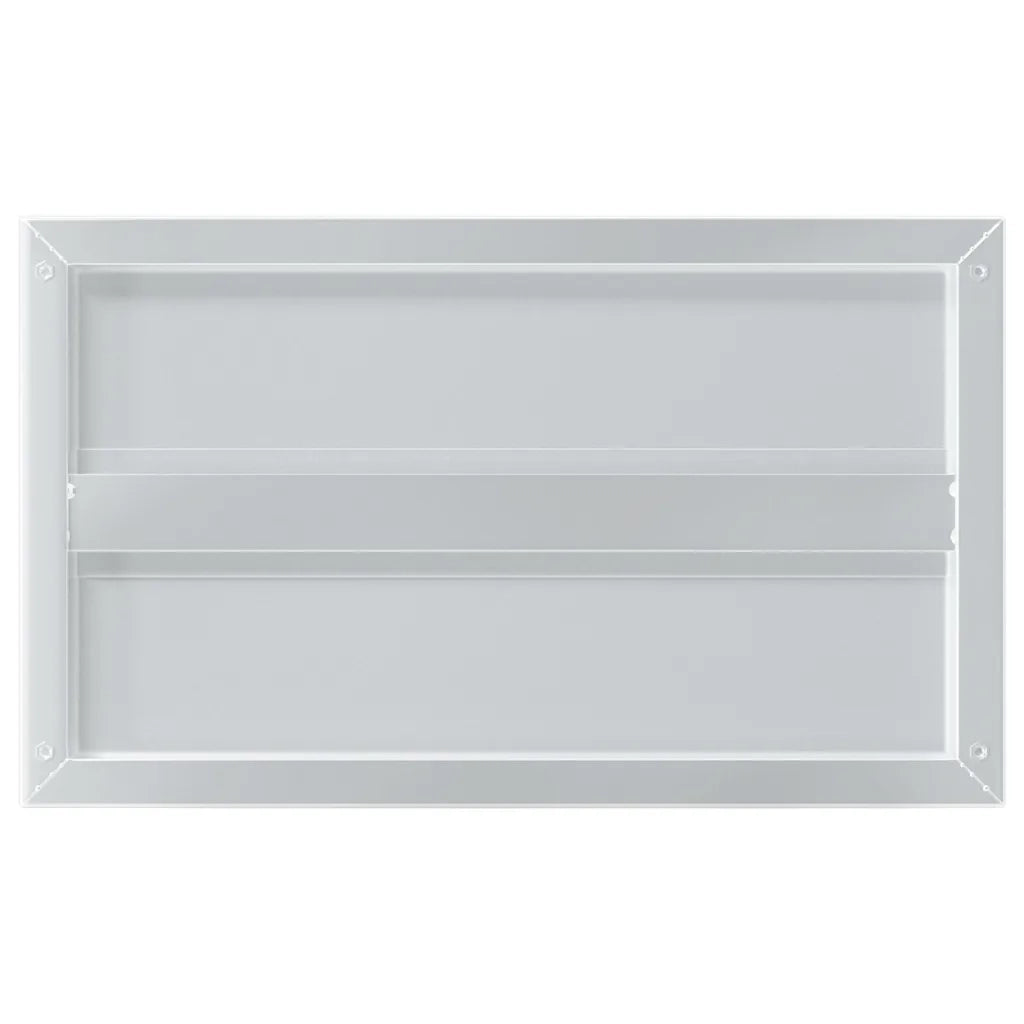 Mensole a Muro 2 pz 50x30x3 cm Argento in Acciaio Inossidabile