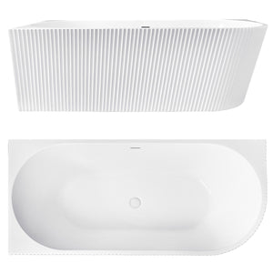 Vasca Bagno Wenus Sinistra 170cm Copritappo nero