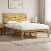 Letto matrimoniale con testiera ROSTOCK Bianco 135 x 190 cm 3405478
