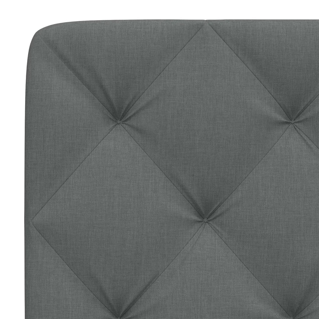 Cuscino Testiera Grigio Scuro 180 cm in Tessuto CFW3323416