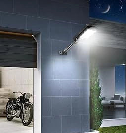 PROIETTORE STRADALE CON PANNELLO SOLARE 12 Watt - 1200Lm - 6000K