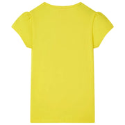 Maglietta per Bambine Giallo Brillante 140 10793