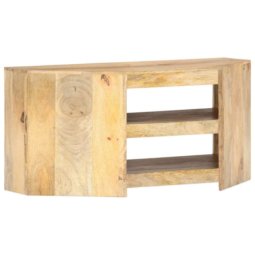 Mobile Porta TV Angolare 90x45x45 cm in Legno Massello di Mango cod mxl 55601