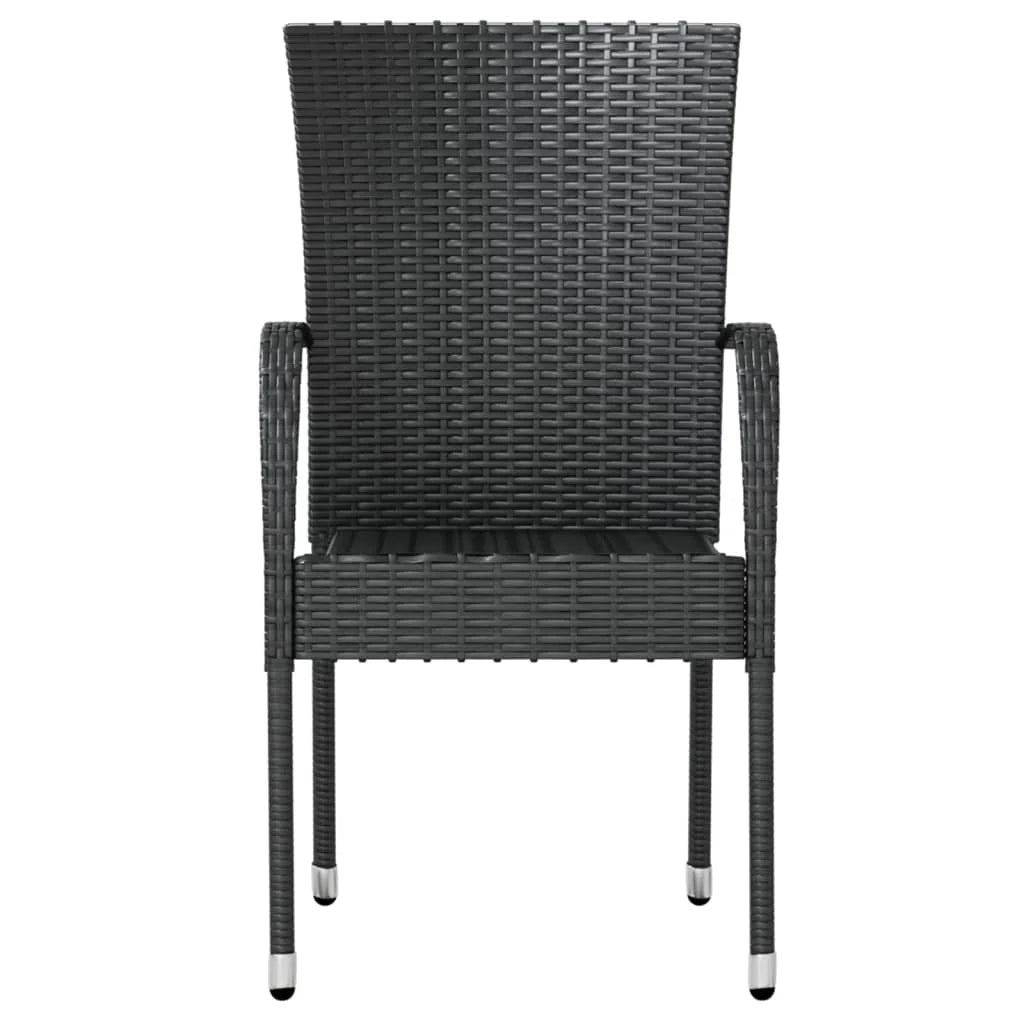 Set da pranzo/mobili da giardino in resina nera 3 pezzi 02_0014754