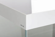 Aquael OptiSet 200 cm101x41x56h senza supporto - acquario in extrachiaro con illuminazione LED Colore: Bianco
