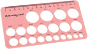 Strumento per Misurare le Dimensioni del Seno con 1,5 M Nastro Morbido - Pennello con Bordo Flessibile in Silicone - Strumento per Misurare il Seno - Prevenzione del Dolore - Strumento per la Misurazione delle Dimensioni delle Mamelle