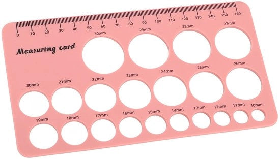 Strumento per Misurare le Dimensioni del Seno con 1,5 M Nastro Morbido - Pennello con Bordo Flessibile in Silicone - Strumento per Misurare il Seno - Prevenzione del Dolore - Strumento per la Misurazione delle Dimensioni delle Mamelle