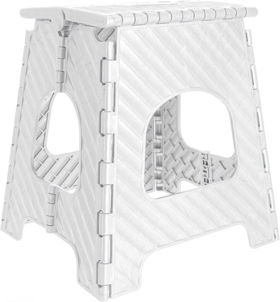 Kruk Opvougbile 36 cm Alta - Ideale per Interno ed Esterno - Klapkruk in Plastica per Giardino, Campeggio e Docce