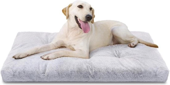 Letto per cani grandi, lavabile, estremamente morbido e soffice, letto per cani contro l'ansia, letto per cani di alta qualità con base antiscivolo, cuscino per cani, tappetino per cani antiscivolo, 110 x 73 x 10 cm, XL.