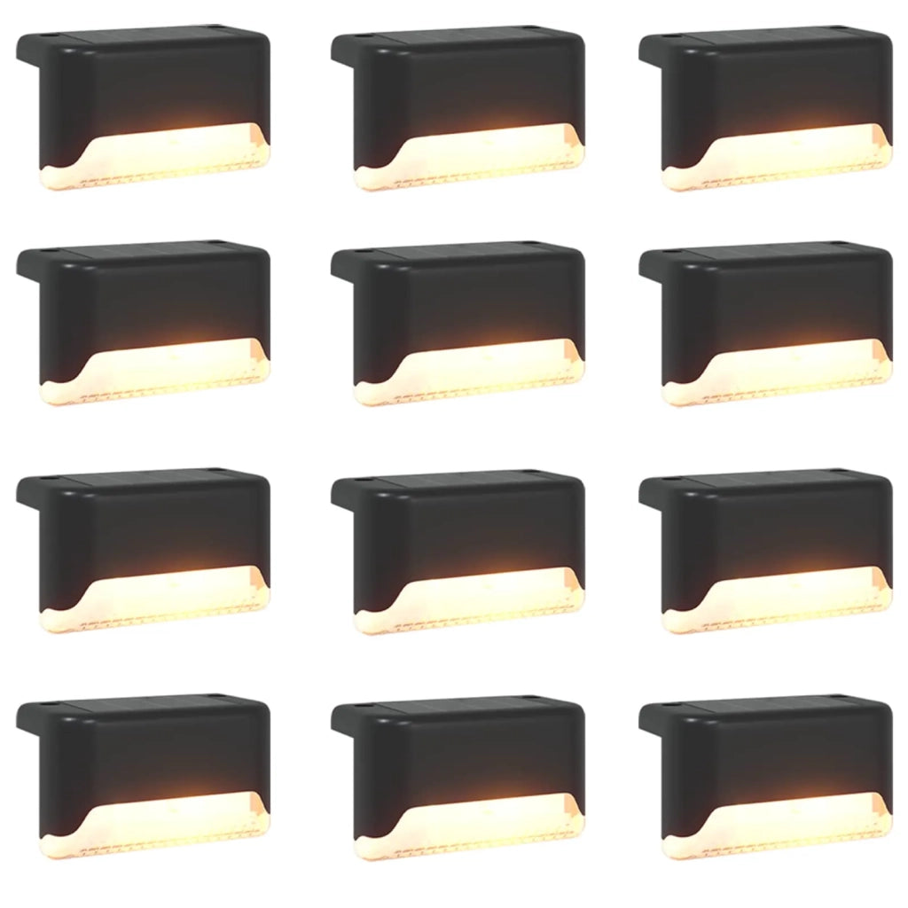 Luci solari da esterno con picchetto 12 pcs Bianco caldo 4,5 cm 42042720