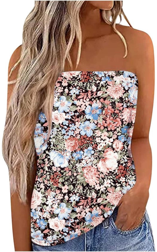 Top senza maniche per donne con cintura elastica - materiale respirante - top estivo - sensazione di comfort durante il portaggio