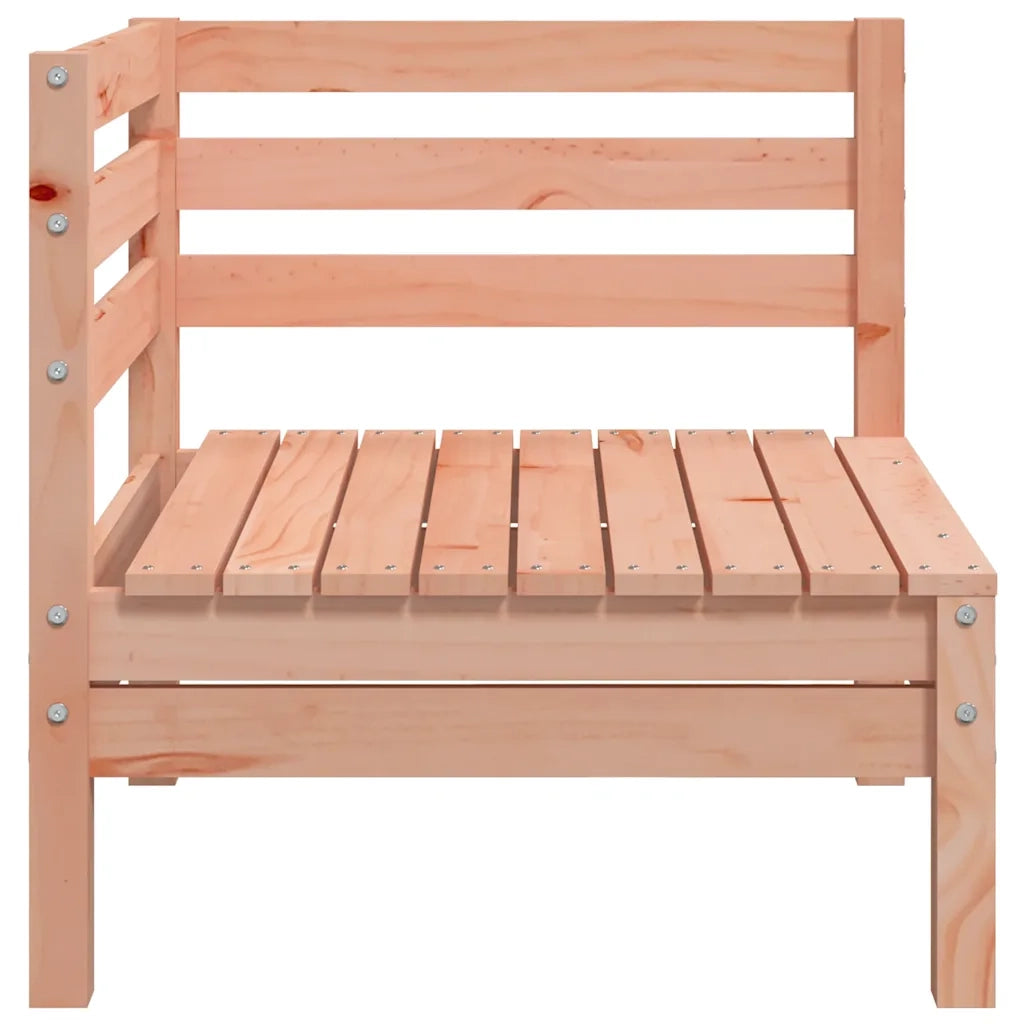 Divano componibile-Divani Angolari da Giardino 2pz in Legno Massello di Douglas