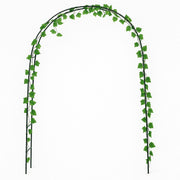 Arco in Metallo per Fiori e Rampicanti 140x38x200/240 cm verniciato verde