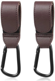 Set di attrezzi per fissaggio di 2 - Haken per passeggino - Haken di carabina in alluminio - Leggero - Capacità di carico fino a 20 kg - Installazione semplice