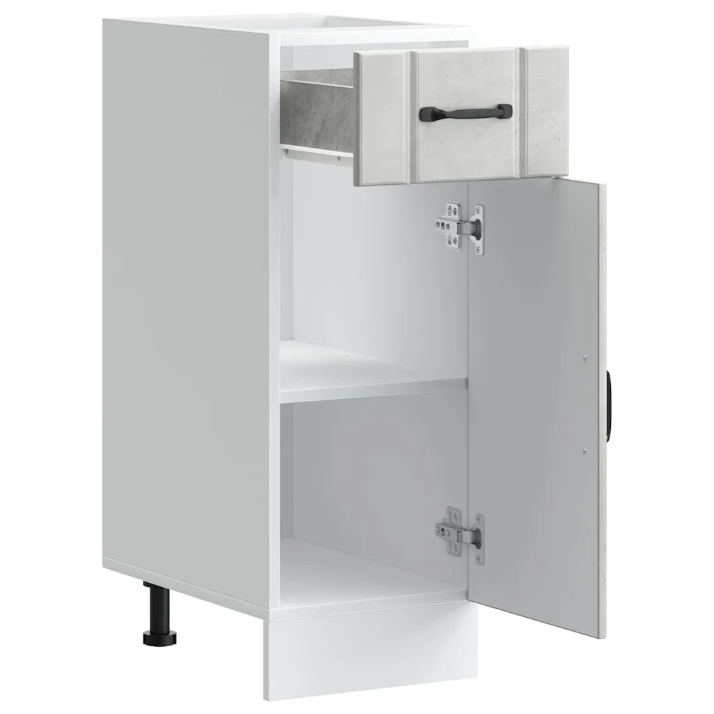 Base da Cucina-Mobile Base da Cucina Lucca Grigio Cemento in Legno Multistrato 714472