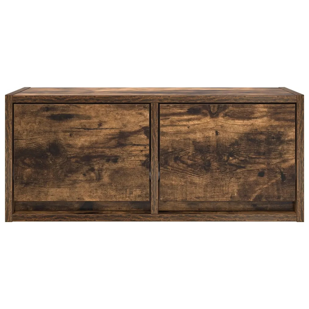 Mobile Porta TV Rovere Fumo 60x31x25,5 cm in Legno Multistrato 861498