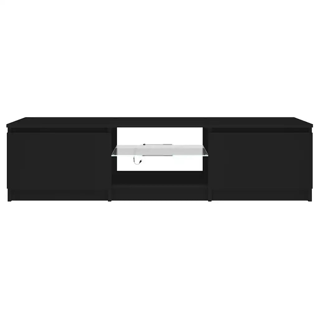 Mobile Porta TV con Luci LED Nero 140x40x35,5 cm cod mxl 47080