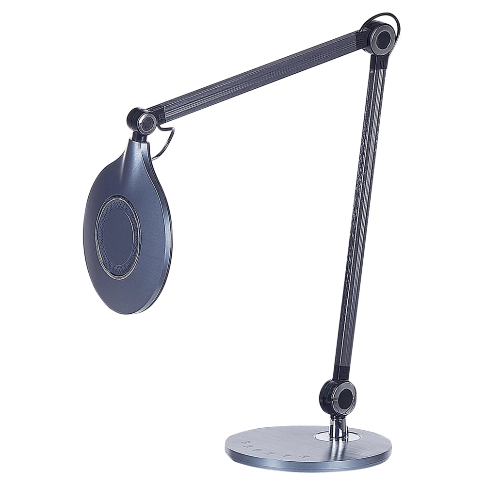 Lampada da tavolo nero LED tocco touch intensità regolabile ufficio cameretta stile moderno