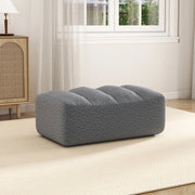 DIVANO Modulare senza montaggio in Fleece granulare Grigio 25x25x83 cm