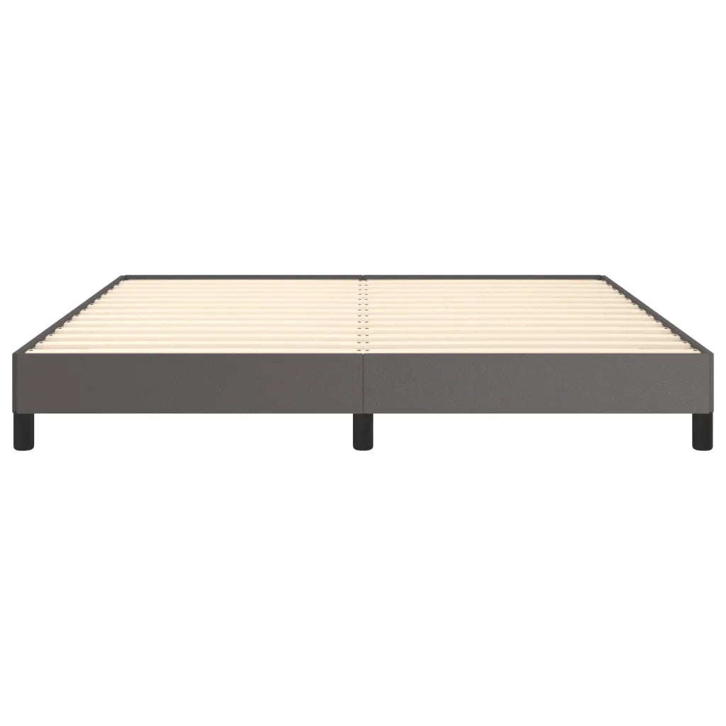 Giroletto-Struttura Letto Grigio 160x200 cm in Similpelle 124061