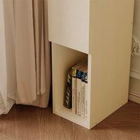 Comodino con cassetto tavolino con ripiano moderno camera da letto 55 cm