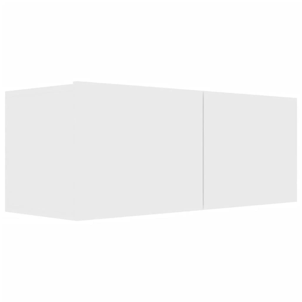 Set di mobili da 6 pezzi tra cui armadio credenza mobile TV televisore per soggiorno camera da letto salotto legno ingegnerizzato bianco 02_0025015