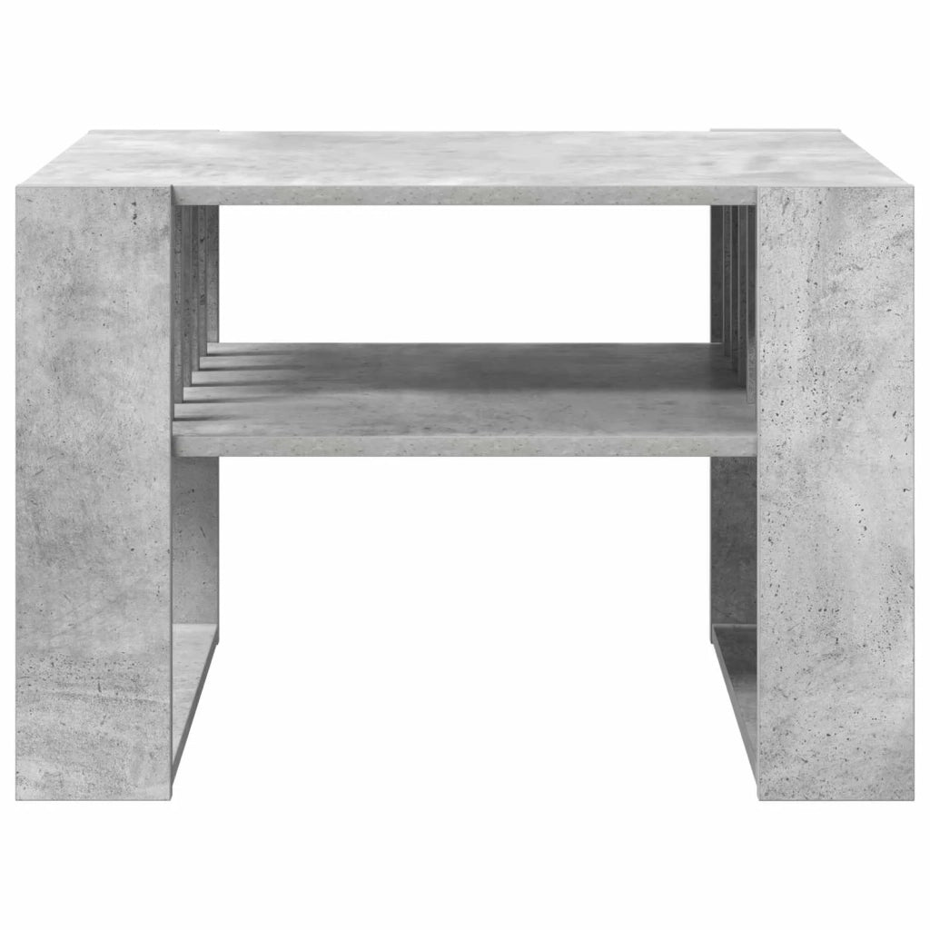 Tavolino da salotto Grigio cemento 66 x 49,5 x 45 cm 8000119