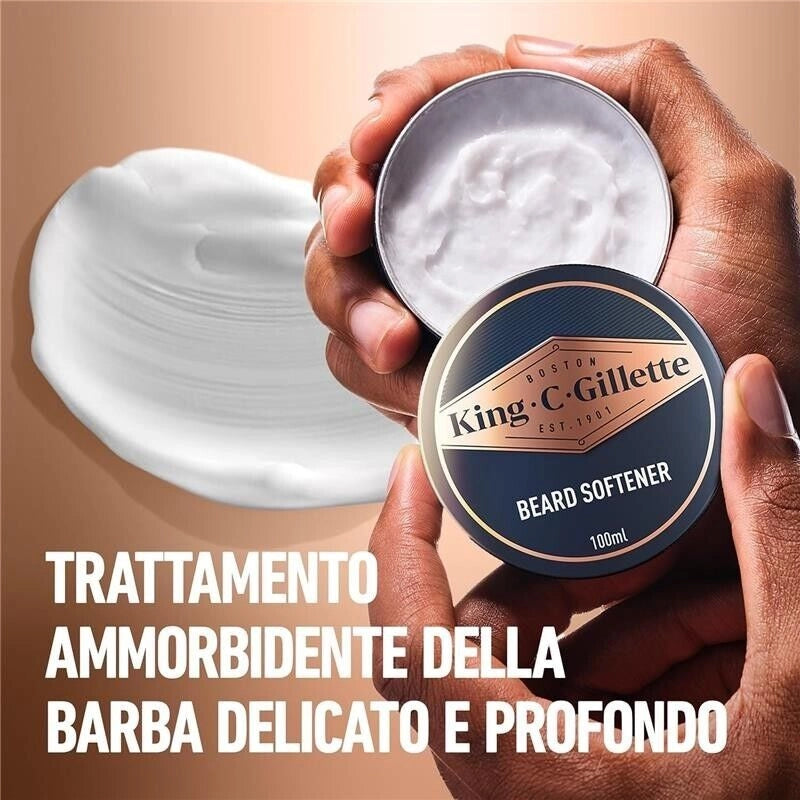 GILLETTE BALSAMO BARBA KING C.100 ML CURA DELLA BARBA CON BURRO CACAO