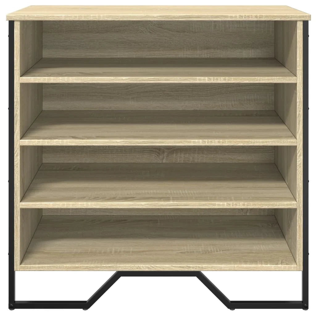 Scarpiera mobile contenitore per scarpe mobile per ingresso/corridoio/soggiorno design Sonoma 80 x 38 x 78 cm legno ingegnerizzato marrone 02_0021736