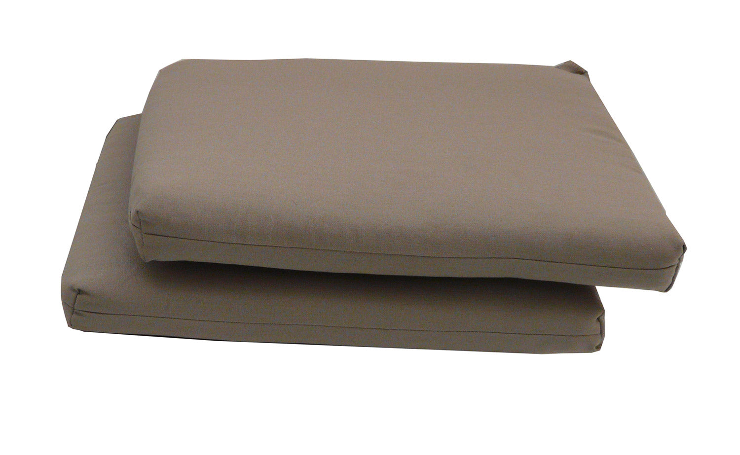 Set 2 Cuscini per Sedia da Giardino 40x40x5 cm in Dralon Allegro Taupe