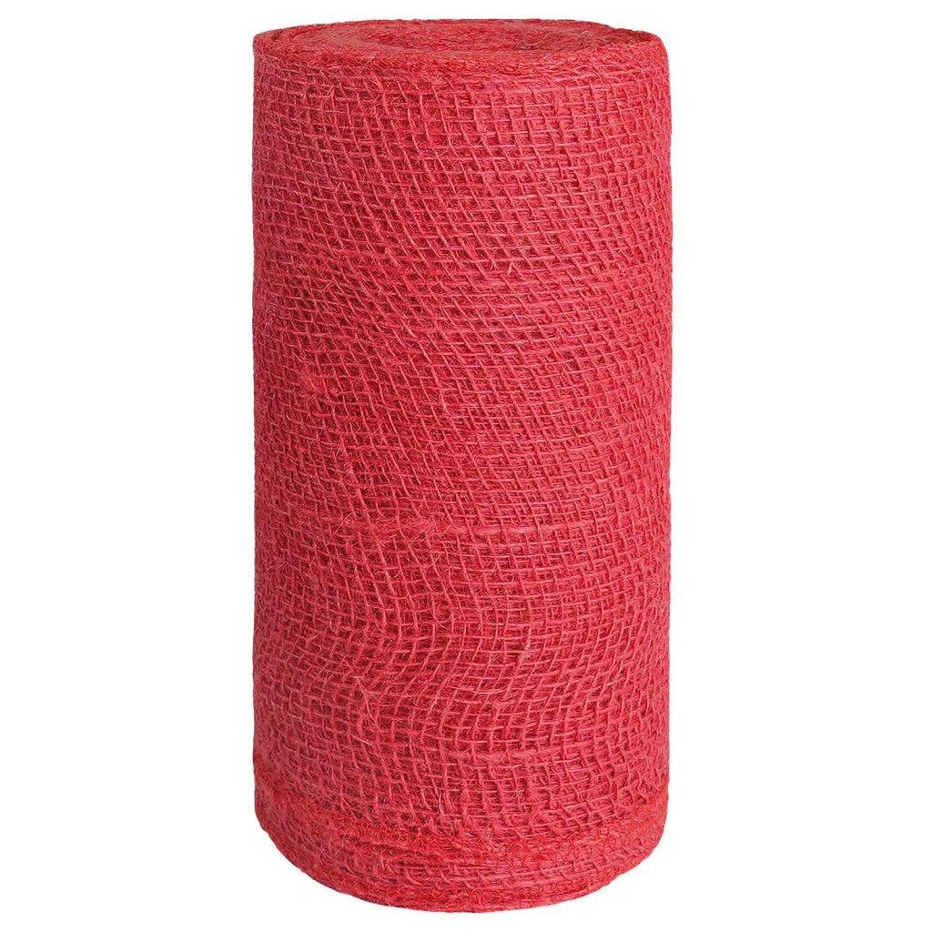 Rotolo di Juta 25 x 5000 cm Rosso 42012046