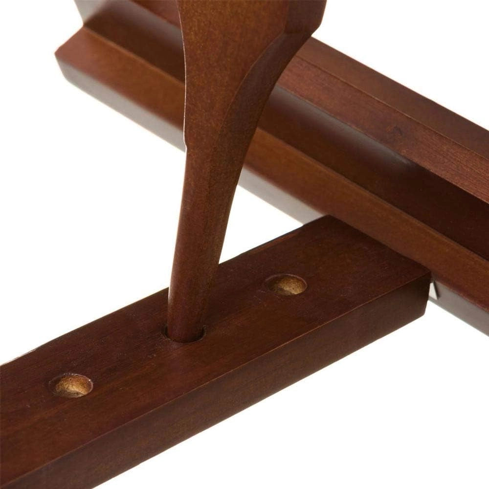 Leggio per Spartito Musicale Supporto Tablet per Ricettario in Legno 30x7x24cm
