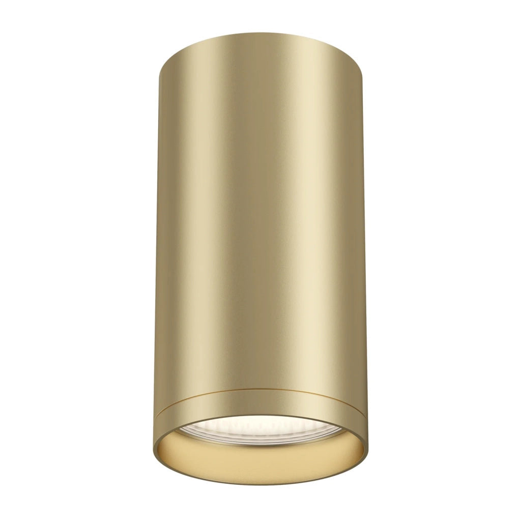 Maytoni Lampada da soffitto moderna FOCUS S 1 luce GU10 oro metallo