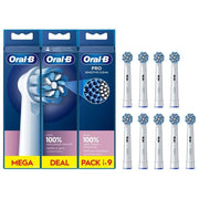Oral-B Testine Di Ricambio Pro Sensitive Clean, Confezione Da 9 Testine